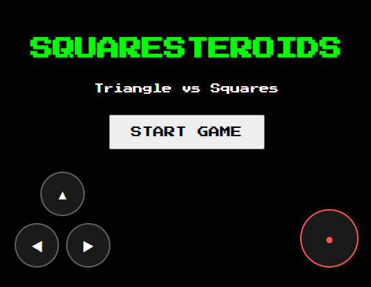 Squaresteroids - Retro Game for Kids